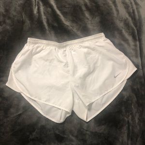 White Nike Dri-Fit Shorts